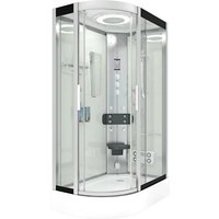 AquaVapore Duschkabine Komplettdusche Fertigdusche Dusche D60-70T1L-EC 120x80 cm