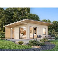 Palmako Ferienhaus Cecilia 540 x 540 cm Naturbelassen FSC® – 16.24 qm Palmako Ferienhaus Cecilia 540 x 540 cm Naturbelassen FSC® – 16.24 qm