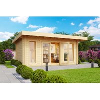 Lasita Gartenhaus Dorset 72 Natur/Unbehandelt 450 cm x 250 cm – 10.71 qm Lasita Gartenhaus Dorset 72 Natur/Unbehandelt 450 cm x 250 cm – 10.71 qm