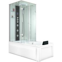 AcquaVapore Whirlpool Dusche Kombination K05-R03-WP Duschtempel 90×180 AcquaVapore Whirlpool Dusche Kombination K05-R03-WP Duschtempel 90×180