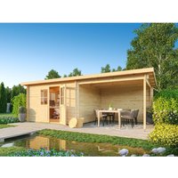 Fjordholz Pultdach Gartenhaus Modell Ezra 4J 28mm Kiefer Imprägniert – 14.17 qm Fjordholz Pultdach Gartenhaus Modell Ezra 4J 28mm Kiefer Imprägniert – 14.17 qm