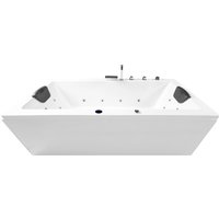 Basera® Indoor Whirlpool Badewanne Naxos Basic 180 x 80 cm Basera® Indoor Whirlpool Badewanne Naxos Basic 180 x 80 cm