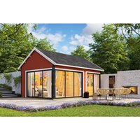 Lasita Gartenhaus Murano 3 Schwedenrot 578 cm x 390 cm – 21.09 qm Lasita Gartenhaus Murano 3 Schwedenrot 578 cm x 390 cm – 21.09 qm