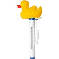 Evolution Thermometer Ente mit Schnur Temperatur Messung °C & °F Pool Schwimmbad Gelb