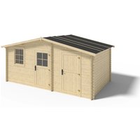 Altanka Gartenhaus Gerätehaus 15 m2 5×3 m 28 mm DOM578 – 13.04 qm Altanka Gartenhaus Gerätehaus 15 m2 5×3 m 28 mm DOM578 – 13.04 qm