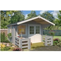 Lasita Gartenhaus Lola 2 Lichtgrau 300 cm x 300 cm – 7.35 qm Lasita Gartenhaus Lola 2 Lichtgrau 300 cm x 300 cm – 7.35 qm