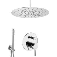 PaulGurkes Unterputz Duschsystem XXL 40cm Regendusche Brause Set