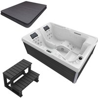 Tronitechnik Outdoor Whirlpool Spa Elba Aussen Badewanne Weiss 210Cm X 150Cm Mit Heizung Hydromassage Bluetooth Tronitechnik Outdoor Whirlpool Spa Elba Aussen Badewanne Weiss 210Cm X 150Cm Mit Heizung Hydromassage Bluetooth