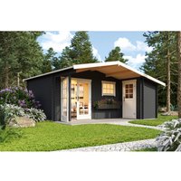 Lasita Maja Gartenhaus Little Rock Carbongrau 510 cm x 430 cm – 12.5 qm Lasita Maja Gartenhaus Little Rock Carbongrau 510 cm x 430 cm – 12.5 qm