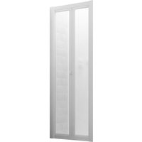 Forte Nischendusche Domino 90 bis 95 cm Klappbare Duschwand Premium