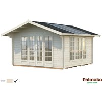 Palmako Irene Holz-Gartenhaus Klar Satteldach Tauchgrundiert 400 cm x 380 cm – 15.2 qm Palmako Irene Holz-Gartenhaus Klar Satteldach Tauchgrundiert 400 cm x 380 cm – 15.2 qm