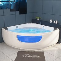 Tronitechnik Whirlpool Badewanne Eckwhirlpool Paros 150Cm X 150Cm Acrylwanne 2 Pers 12 Düsen Sanitaeracryl Tronitechnik Whirlpool Badewanne Eckwhirlpool Paros 150Cm X 150Cm Acrylwanne 2 Pers 12 Düsen Sanitaeracryl
