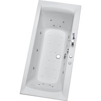 Ottofond Whirlpool-Komplettset Rosa 200×90 cm Weiß mit Wannenrandarmatur S2000 Ottofond Whirlpool-Komplettset Rosa 200×90 cm Weiß mit Wannenrandarmatur S2000