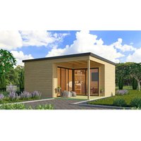 Lasita Gartenhaus Domeo 6 Loggia 500 cm x 500 cm Natur/Unbehandelt – 12.54 qm Lasita Gartenhaus Domeo 6 Loggia 500 cm x 500 cm Natur/Unbehandelt – 12.54 qm