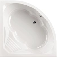 Calmwaters Eckbadewanne Curved Wellness 150x150 cm Sitzbadewanne 02SL3015