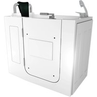 AquaVapore Sitzbadewanne Senioren Wanne Sitzwanne mit Tür S08-A-L 68x110cm