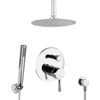 PaulGurkes Dusche Deckenmontage Regendusche 20cm Unterputz Duschsystem