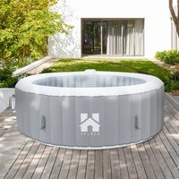 Home Deluxe Whirlpool Splash Ø 208 cm x 65 cm Rund Grau Home Deluxe Whirlpool Splash Ø 208 cm x 65 cm Rund Grau