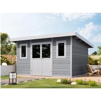 Fjordholz WPC Gartenhaus Modell Bicolor Weiß 12 m² – 9.19 qm Fjordholz WPC Gartenhaus Modell Bicolor Weiß 12 m² – 9.19 qm