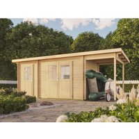 Fjordholz Pultdach Gartenhaus Modell Ezra 2I Kiefer Imprägniert – 12.87 qm Fjordholz Pultdach Gartenhaus Modell Ezra 2I Kiefer Imprägniert – 12.87 qm