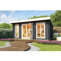 Lasita Gartenhaus Dorset 3 Carbongrau 500 cm x 390 cm – 11.97 qm Lasita Gartenhaus Dorset 3 Carbongrau 500 cm x 390 cm – 11.97 qm
