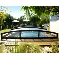 Palram – Canopia Poolüberdachung Majorca 470 cm x 874 cm Grau Palram – Canopia Poolüberdachung Majorca 470 cm x 874 cm Grau