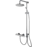 PaulGurkes Duschsystem Aufputz Regendusche 20cm Serie Juliet