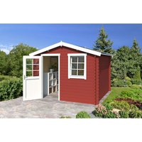 Lasita Gartenhaus Nina 275 Schwedenrot 275 cm x 275 cm – 6.43 qm Lasita Gartenhaus Nina 275 Schwedenrot 275 cm x 275 cm – 6.43 qm