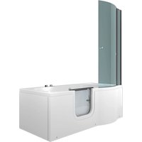 AcquaVapore Seniorendusche und Wanne mit Whirlpool S12D-AIR-L Dusche 170x85