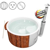 Holzklusiv Hot Tub Saphir 200 Thermoholz Spa Wanne Weiß Holzklusiv Hot Tub Saphir 200 Thermoholz Spa Wanne Weiß