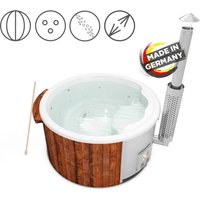 Holzklusiv Hot Tub Saphir 180 Thermoholz Spa Deluxe Wanne Weiß Holzklusiv Hot Tub Saphir 180 Thermoholz Spa Deluxe Wanne Weiß