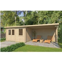 Fjordholz Gartenhaus Modell Gent 28 C Naturbelassen – 17.88 qm Fjordholz Gartenhaus Modell Gent 28 C Naturbelassen – 17.88 qm