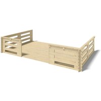 Altanka Veranda zum Gartenhaus 5×3 m Farbe Holz DOM616 – 4.88 qm Altanka Veranda zum Gartenhaus 5×3 m Farbe Holz DOM616 – 4.88 qm