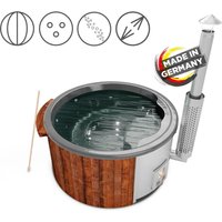 Holzklusiv Hot Tub Saphir 180 Thermoholz Spa Deluxe Wanne Anthrazit Holzklusiv Hot Tub Saphir 180 Thermoholz Spa Deluxe Wanne Anthrazit