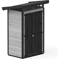 Upyard Gartenhaus Strongbox S mit Fundament 127 cm x 87 cm Grau FSC® – 0.47 qm Upyard Gartenhaus Strongbox S mit Fundament 127 cm x 87 cm Grau FSC® – 0.47 qm