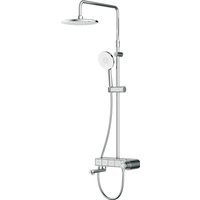 AM.PM Duschsystem X-Joy S mit Thermostat Duscharmatur Brausearmatur Regendusche Duschset F07XB300 Chrom