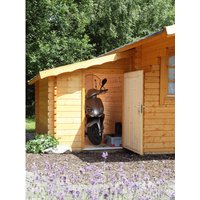 Wolff Finnhaus Holz-Gartenhaus/Gerätehaus Anbauschuppen 28-A Satteldach 150 cm x 260 cm - 3.29 qm Wolff Finnhaus Holz-Gartenhaus/Gerätehaus Anbauschuppen 28-A Satteldach 150 cm x 260 cm - 3.29 qm