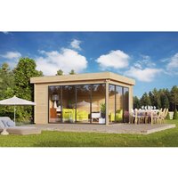 Fjordholz Gartenhaus Alu Concept 70 A Naturbelassen 6mm Einfachverglasung – 12.33 qm Fjordholz Gartenhaus Alu Concept 70 A Naturbelassen 6mm Einfachverglasung – 12.33 qm