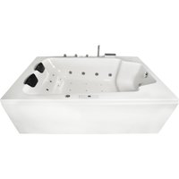 Basera® Indoor Whirlpool Badewanne XXL Milos 2 Personen Premium 190 x 120 cm Basera® Indoor Whirlpool Badewanne XXL Milos 2 Personen Premium 190 x 120 cm