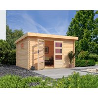 Karibu Gartenhaus Jeebel 4 m. Tür Eco Naturbelassen 217 x 342 x 282 cm – 7.42 qm Karibu Gartenhaus Jeebel 4 m. Tür Eco Naturbelassen 217 x 342 x 282 cm – 7.42 qm