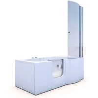 AcquaVapore Seniorendusche und Wanne mit Whirlpool S12D-WP-L Dusche 170x85