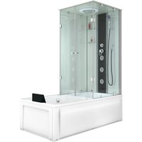 AcquaVapore Whirlpool Dusche Kombination K05-L00-WP Duschtempel 180×90 AcquaVapore Whirlpool Dusche Kombination K05-L00-WP Duschtempel 180×90