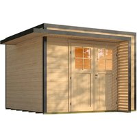 Weka Gartenhaus Amberley Doppeltür Naturbelassen 300 cm x 300 cm – 8.16 qm Weka Gartenhaus Amberley Doppeltür Naturbelassen 300 cm x 300 cm – 8.16 qm