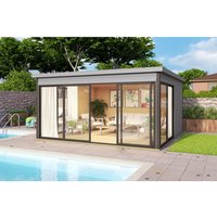 Lasita Gartenhaus Domeo 5 Lichtgrau 418 cm x 418 cm – 10.01 qm Lasita Gartenhaus Domeo 5 Lichtgrau 418 cm x 418 cm – 10.01 qm