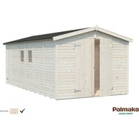 Palmako Dan Holz-Gartenhaus Natur Satteldach Unbehandelt 273 cm x 550 cm – 15.02 qm Palmako Dan Holz-Gartenhaus Natur Satteldach Unbehandelt 273 cm x 550 cm – 15.02 qm