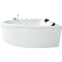 Basera® Indoor Eck-Whirlpool Badewanne Guam Rechts 2 Personen Premium 180 x 130 cm Basera® Indoor Eck-Whirlpool Badewanne Guam Rechts 2 Personen Premium 180 x 130 cm