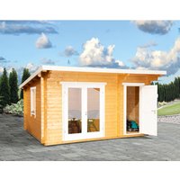 Wolff Finnhaus Holz-Gartenhaus/Gerätehaus Trondheim 44-D 2-Raum BxT: 490 cm x 450 cm - 11.86 qm Wolff Finnhaus Holz-Gartenhaus/Gerätehaus Trondheim 44-D 2-Raum BxT: 490 cm x 450 cm - 11.86 qm