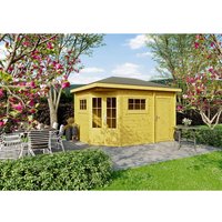 Fjordholz 5-Eck Gartenhaus Modell Evelyn 2D Kiefer Imprägniert – 10.64 qm Fjordholz 5-Eck Gartenhaus Modell Evelyn 2D Kiefer Imprägniert – 10.64 qm