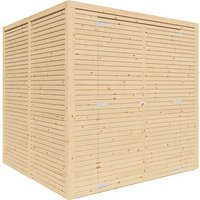 Bertilo Holz-Gartenhaus Box 3 Natur 208 cm x 202 cm FSC® – 0.63 qm Bertilo Holz-Gartenhaus Box 3 Natur 208 cm x 202 cm FSC® – 0.63 qm