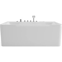 Vente-unique Whirlpoolbadewanne Kirana Weiß 170 cm